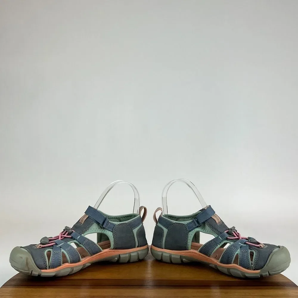 Big‎ Kids Keen Seacamp II CNX Blue Casual Athletic Water Sport Sandals Size 5 Y